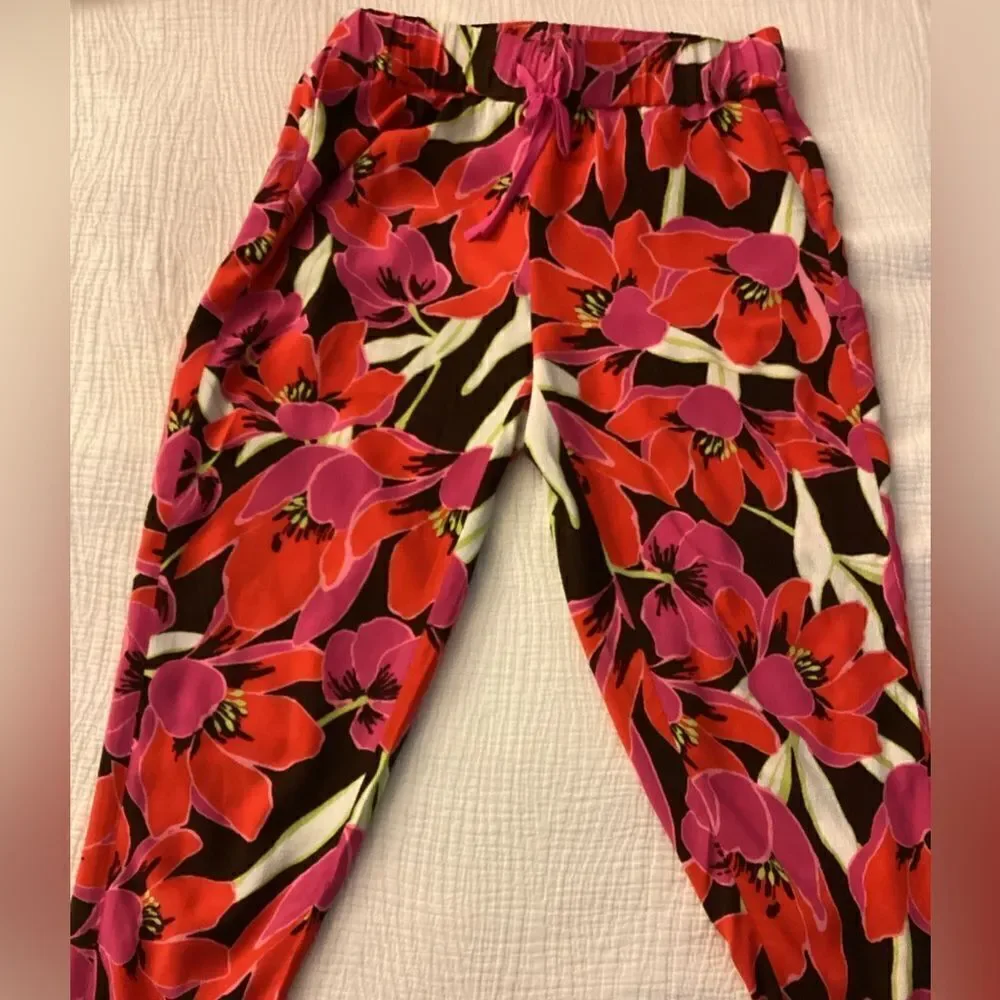 Kate Spade Sz 6 floral pants